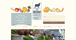 Desktop Screenshot of bozrahfarmersmarket.org